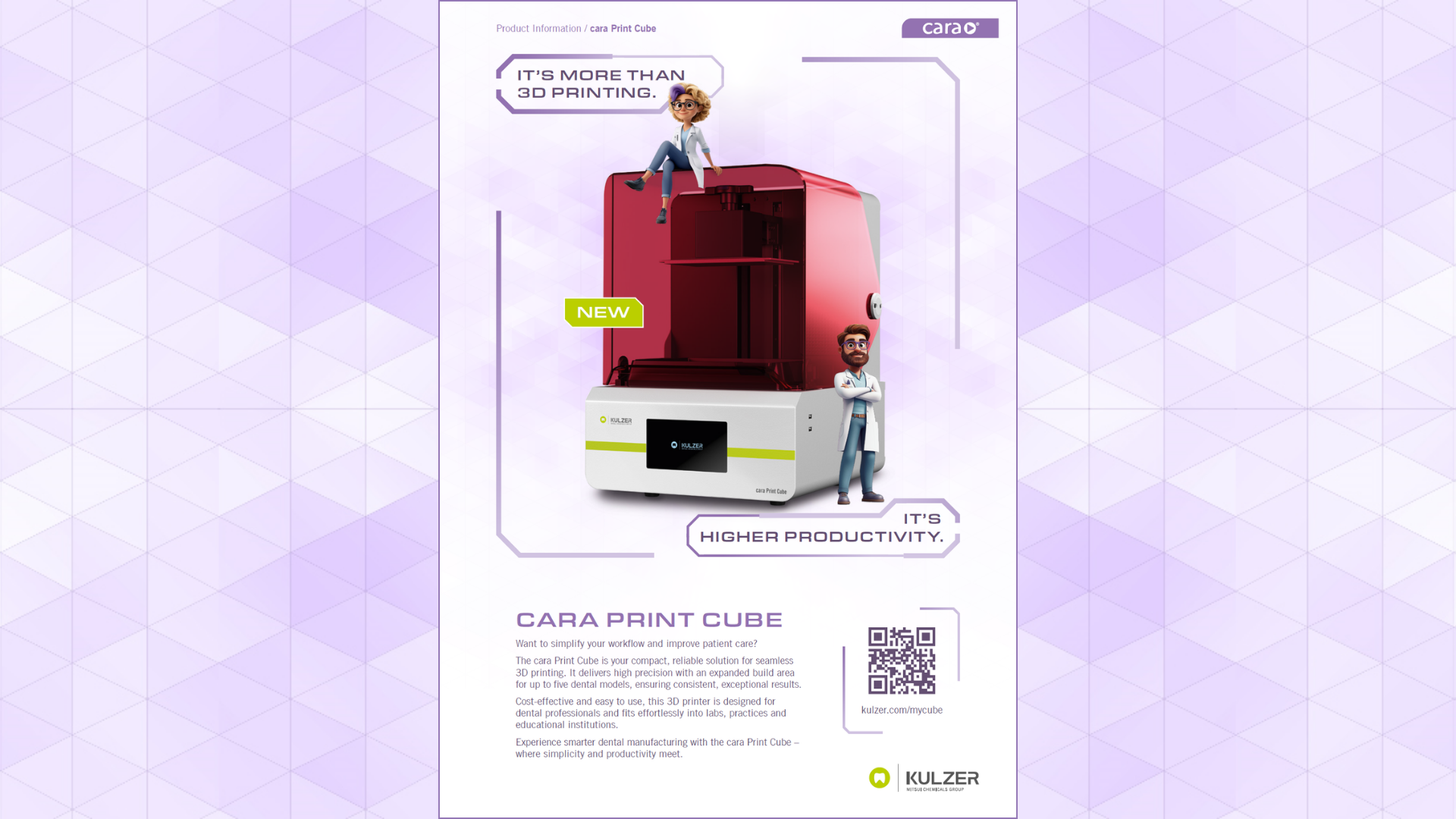cara Print Cube Product Information