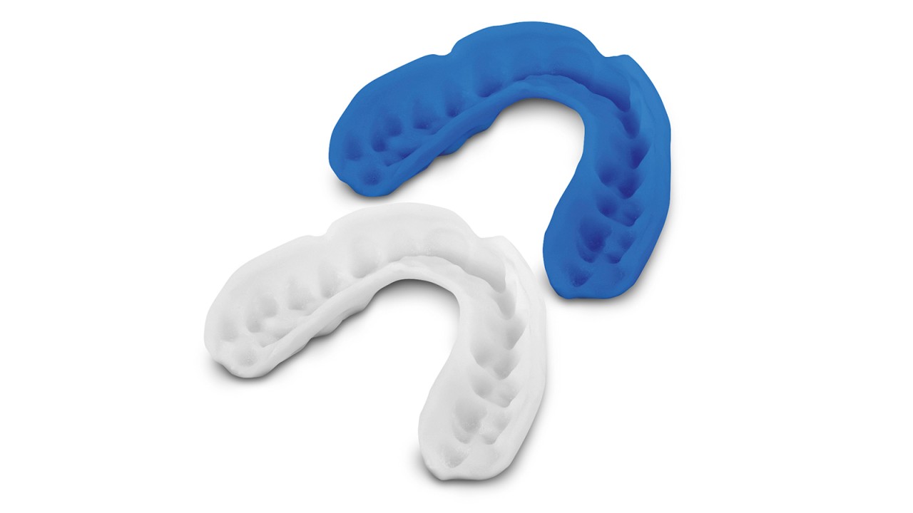 NEW Royal Blue Mouth Guard Mouthguard Piece Teeth Protection Karate Football 
