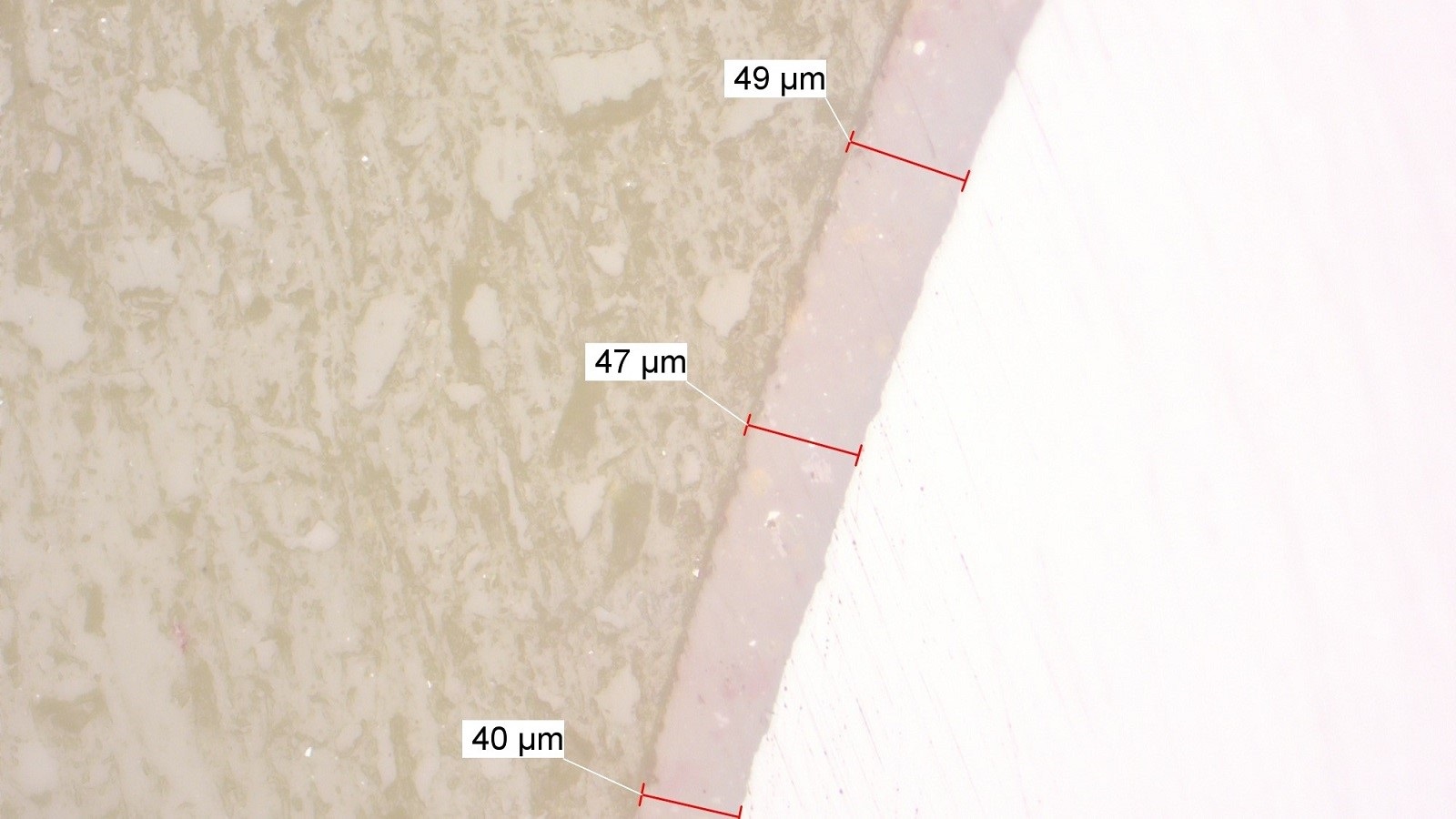 Extremly thin layer thickness