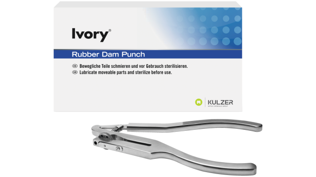 Ivory Rubber Dam Punch