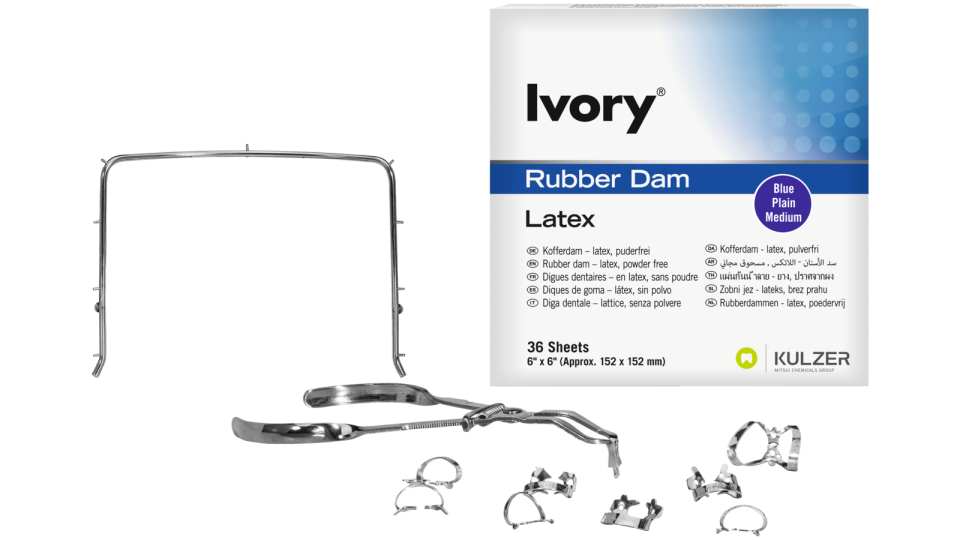 Ivory® Rubber Dams & Clamps