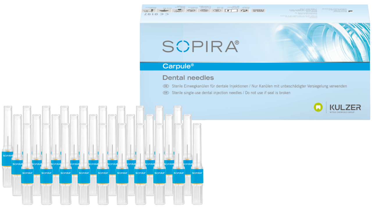 SOPIRA® Carpule® Single-Use Dental Needles for Intraligamentary Anaesthesia