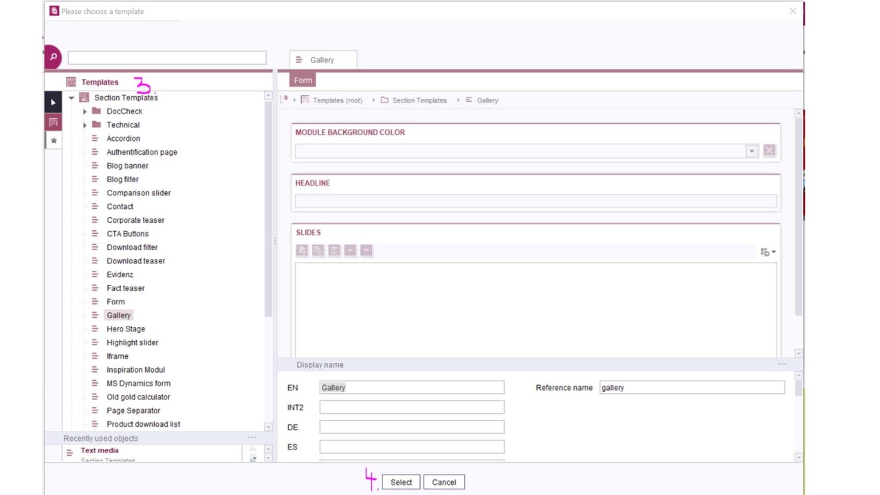 First Spirit: Inserting Modules